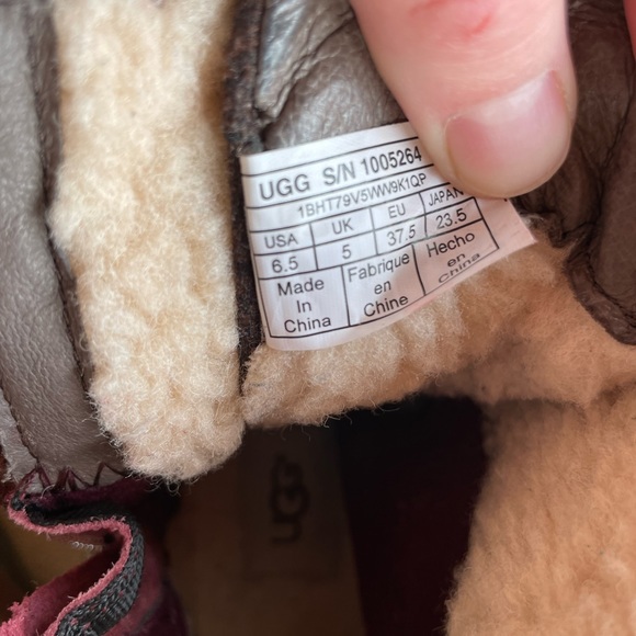 UGG Kasey leather zip up boots - Picture 10 of 14